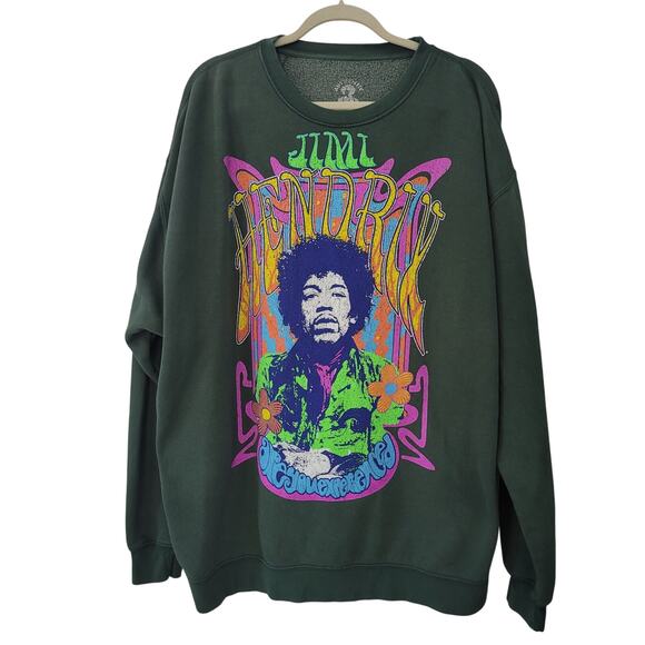 Urban Outfitters Other - Urban Outfitters Size OS Oversized Crewneck Jimi Hendrix Graphic Sweatshirt